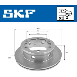 stabdžių diskas (1vnt)
                                SKF                                VKBD90252V1, SKF, VKBD90252V1, au