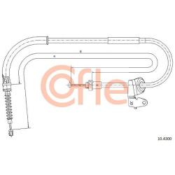 trosas, stovėjimo stabdys
                                COFLE                                                92.10.4300, N