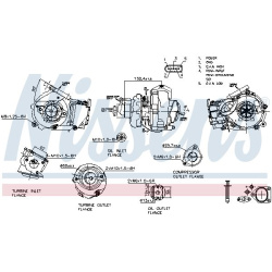 kompresorius, įkrovimo sistema ** FACTORY NEW **
                                NISSENS                                9350