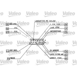 vairo kolonėlės jungiklis ORIGINAL PART
                                VALEO                                251266, VALEO,