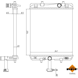 Aušinimo radiatorius
                                NRF                                                53459A, NRF, 53459A,