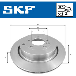 stabdžių diskas (1vnt)
                                SKF                                VKBD90233V1, SKF, VKBD90233V1, au
