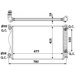 Aušinimo radiatorius
                                NRF                                                58234, NRF, 58234, a