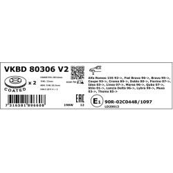 stabdžių diskas (1vnt)
                                SKF                                VKBD80306V2, SKF, VKBD80306V2, au