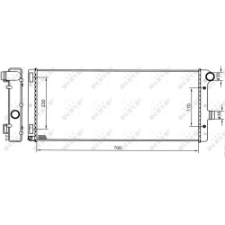 radiatorius, variklio aušinimas
                                NRF                                                53228, NR