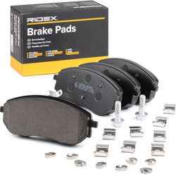 stabdžių trinkelių rinkinys, diskinis stabdys
                                RIDEX                                       