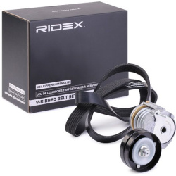 V formos rumbuotas diržas, komplektas
                                RIDEX                                                5