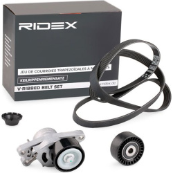 V formos rumbuotas diržas, komplektas
                                RIDEX                                                5