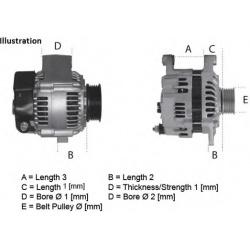 LUCAS ELECTRICAL LRA03000, Nenurodytas gamintojas, LRA03000, auto detalė