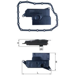 Hidraulinis filtras, automatinė transmisija
                                MAHLE                                           