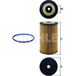 Filtras tepalo
MAHLE OX978D, MAHLE, OX978D, au
