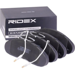 stabdžių trinkelių rinkinys, diskinis stabdys
                                RIDEX                                       