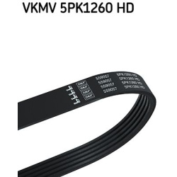 V formos rumbuoti diržai
SKF VKMV5PK1260HD, SKF, VKMV5PK1260H