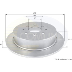 stabdžių diskas (1vnt)
                                COMLINE                                                ADC1059, COML