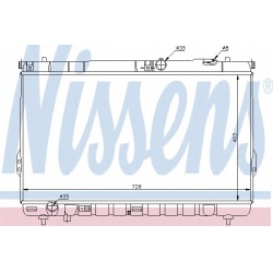 Aušinimo radiatorius
                                NISSENS                                                67031, NISSENS, 