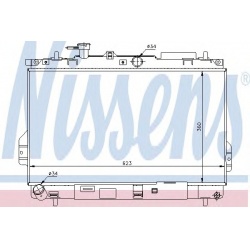 Aušinimo radiatorius
                                NISSENS                                                67481, NISSENS, 
