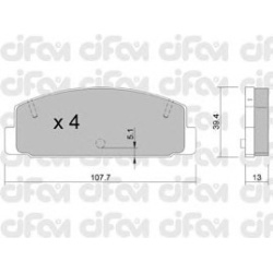 CIFAM                                822-302-0, Nenurodytas gamintojas, 822-302-0, auto detalė