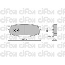 CIFAM                                822-822-0, Nenurodytas gamintojas, 822-822-0, auto detalė
