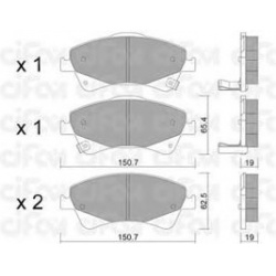 CIFAM                                822-878-0, Nenurodytas gamintojas, 822-878-0, auto detalė