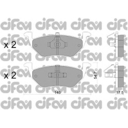 CIFAM                                822-907-0, Nenurodytas gamintojas, 822-907-0, auto detalė