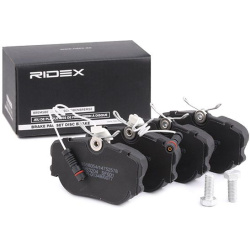 stabdžių trinkelių rinkinys, diskinis stabdys
                                RIDEX                                       