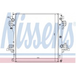 Aušinimo radiatorius
                                NISSENS                                                646824, NISSENS,