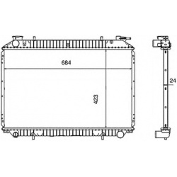Aušinimo radiatorius
                                NRF                                                519534, NRF, 519534,