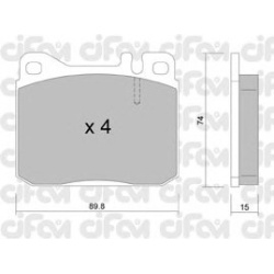 CIFAM                                                822-011-0, Nenurodytas gamintojas, 822-011-0, auto detalė