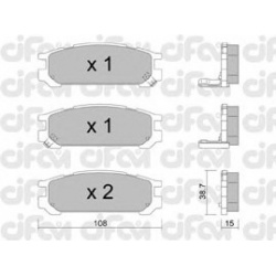 CIFAM                                                822-204-0, Nenurodytas gamintojas, 822-204-0, auto detalė