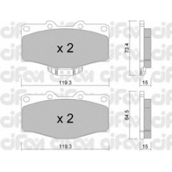 CIFAM                                                822-242-0, Nenurodytas gamintojas, 822-242-0, auto detalė