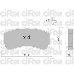 CIFAM                                                822-248-0, Nenurodytas gamintojas, 822-248-0, auto detalė