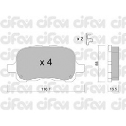 CIFAM                                                822-442-0, Nenurodytas gamintojas, 822-442-0, auto detalė