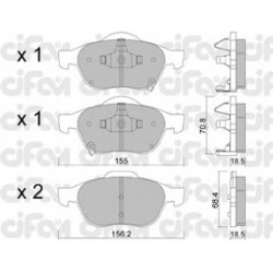 CIFAM                                                822-448-0, Nenurodytas gamintojas, 822-448-0, auto detalė