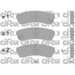 CIFAM                                                822-510-1, Nenurodytas gamintojas, 822-510-1, auto detalė