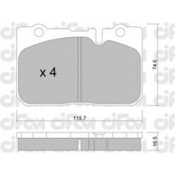 CIFAM                                                822-757-0, Nenurodytas gamintojas, 822-757-0, auto detalė