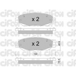 CIFAM                                                822-759-1, Nenurodytas gamintojas, 822-759-1, auto detalė