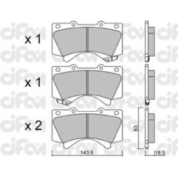 CIFAM                                                822-821-0, Nenurodytas gamintojas, 822-821-0, auto detalė