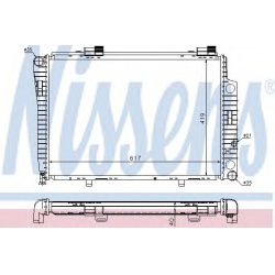 Aušinimo radiatorius
                                NISSENS                                                62752A, NISSENS,