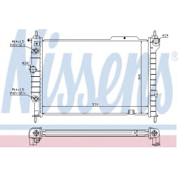 Aušinimo radiatorius
NISSENS 63061, NISSENS,