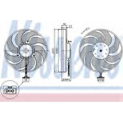 ventiliatorius, radiatoriaus
                                NISSENS                                                85545, NI