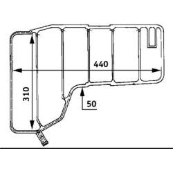 išsiplėtimo bakelis, aušinimo skystis BEHR
                                MAHLE                                          