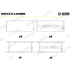 Alkūninio veleno indėklas
GLYCO H1033/5 1.00