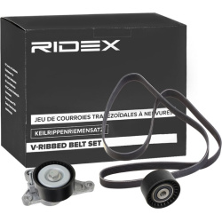 V formos rumbuotas diržas, komplektas
                                RIDEX                                542R0504, Nenurod
