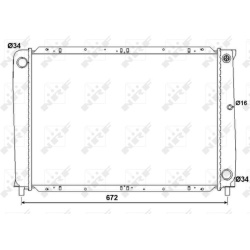 radiatorius, variklio aušinimas
                                NRF                                                53995, NR