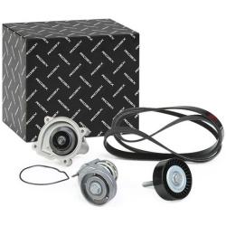 vandens siurblys + V formos rumbuotas diržas, komplektas
                                RIDEX                              