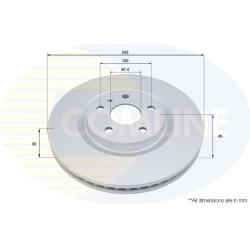 stabdžių diskas (1vnt) COATED
                                COMLINE                                ADC2970V, COMLINE, ADC