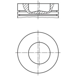 stūmoklis
                                MAHLE                                                227 48 20, MAHLE, 2274820, au