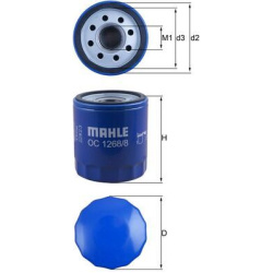 Filtras tepalo
                                MAHLE                                OC1268/8, MAHLE, OC1268/8, auto detalė