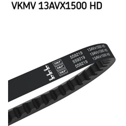 V formos diržas
                                SKF                                                VKMV13AVX1500HD, SKF, VKM