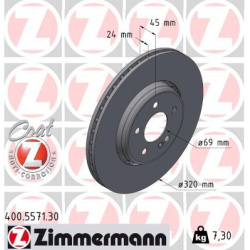 stabdžių diskas (1vnt) FORMULA S
                                ZIMMERMANN                                                